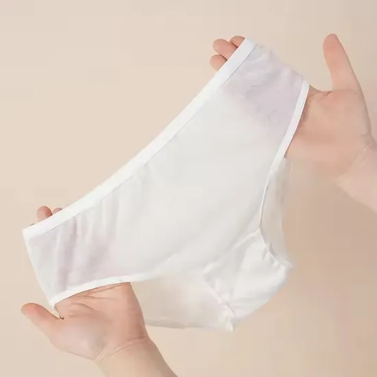 Disposable Women Travel Sterilization Day Throw Pants 100% Cotton Underwear