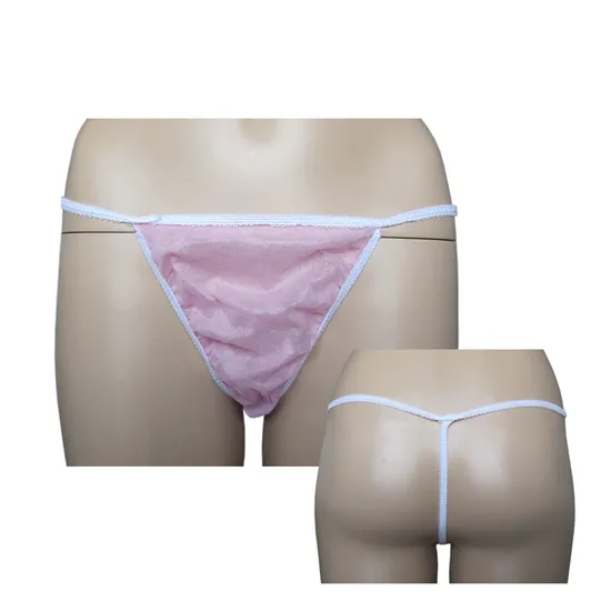 Disposable Non Woven Underwear Shorts G String Disposable G String Thong