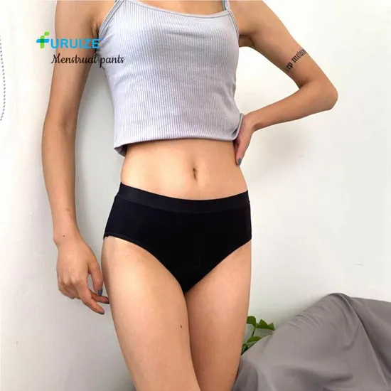 Furuize Manufacturer Bamboo Menstrual Panties Ladies Menstrual Period Panties