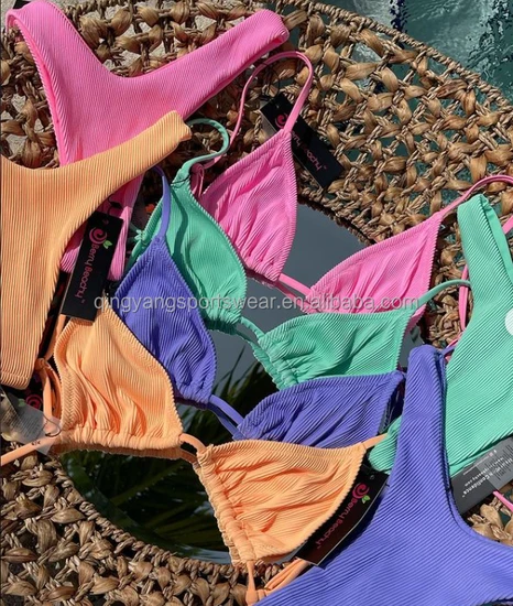 Customized Private High Quality Summer Seamless Fitness Beachwear Best Selling Bikini