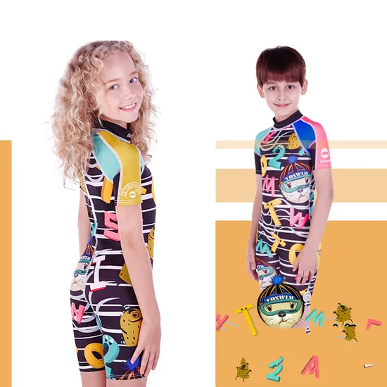 High Quality One Piece Girl Family Swimwear Wholesale Kids Swimwear Young Teen Swimwear