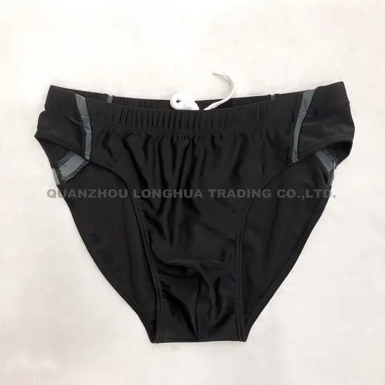 Mens Swimsuits Swimming Board Briefs Bikini Slim Wear Shorts with Drawstring