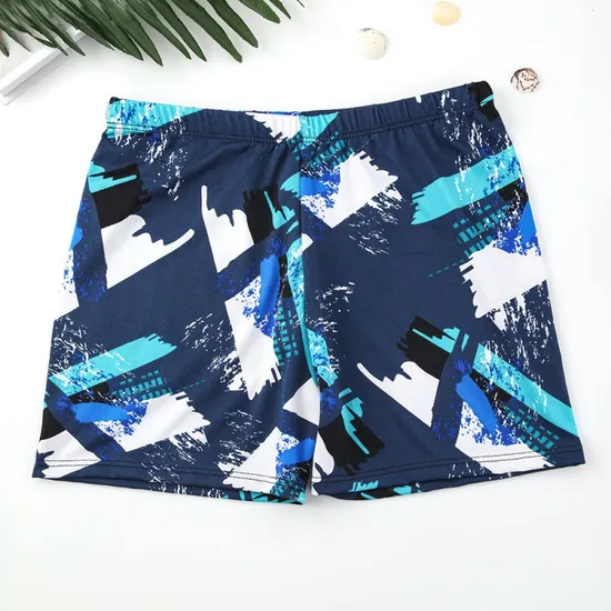 Men Swimming Trunks Large Size Quick-Drying Multi-Color Elastic Sexy Sports Beach Pants