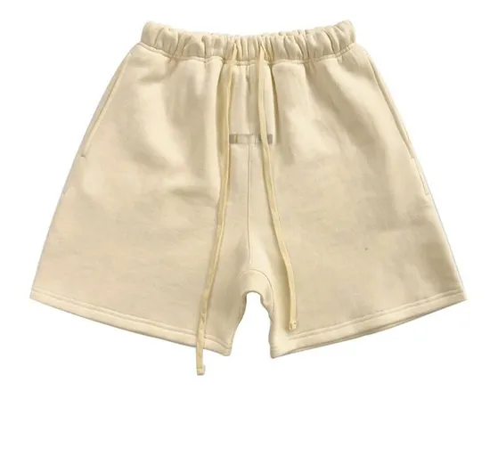 Men Drawstring Shorts Men Custom Brand Street Swear Thick French Terry Cotton Casual Sweat Shorts