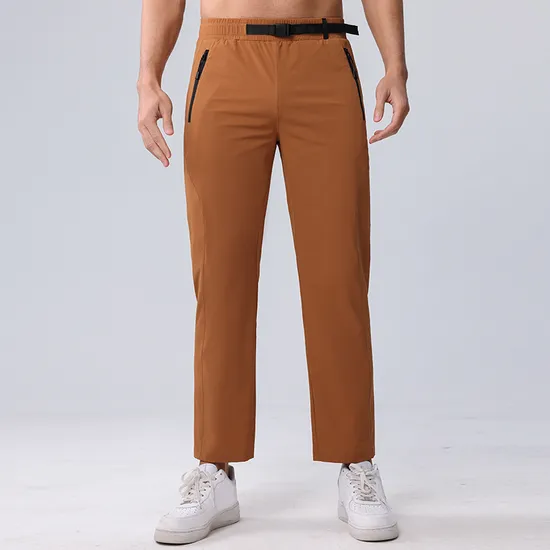 New Arrival Texture Skin Friendly Fabric Elasticated Trousers Five Color Zipper Pocket Outdoor Climbing Pants