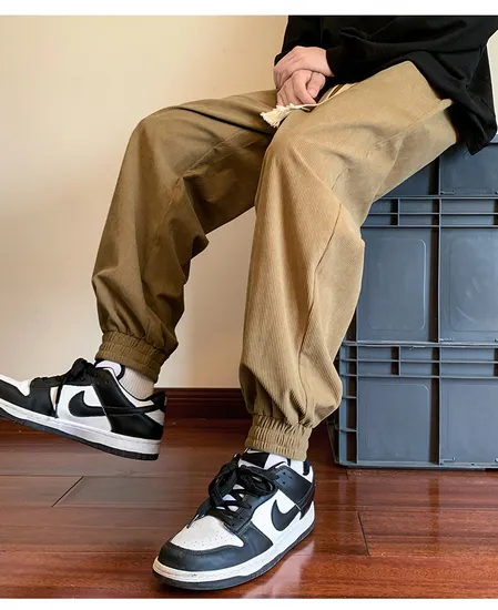 Custom Logo Streetwear Oversized Cargo Trousers Men Joggers Pants