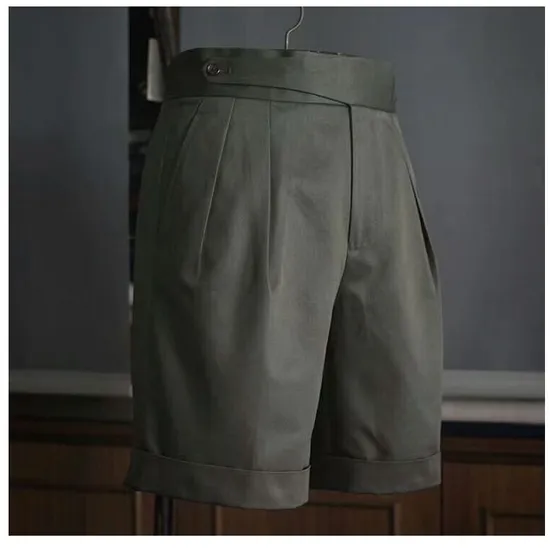 2023 Mtm Gurkha Tailor Custom Mens Linen Suit Pant Bespoke Casual Trousers