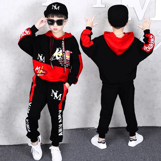 OEM Boys Clothing Sets Baby Boys Clothes Hoodie 2piece Children′s Tracksuit