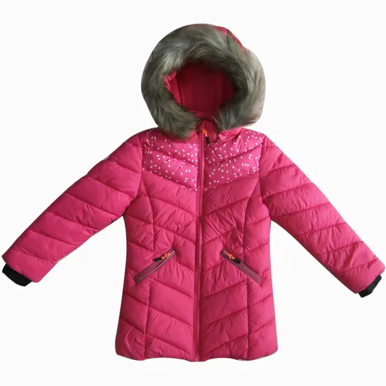 Padded Jacket Kids Winter Cotton Jacket with Hooded