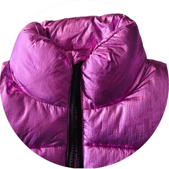 Shiny Pink Winter Coat for Girls - Stylish and Warm