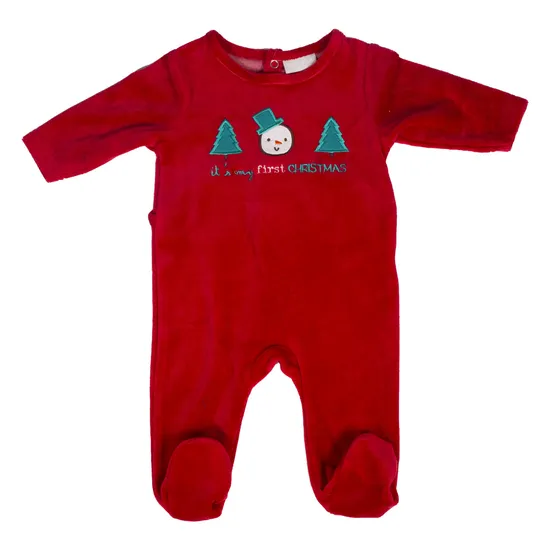 Popular Baby Footies Cotton Custom Infant Clothes Baby Button & Lace-up Romper