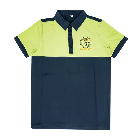Kid′s Leisure Fast Dry Golf Polo Shirt Uniform with Customized Pattern