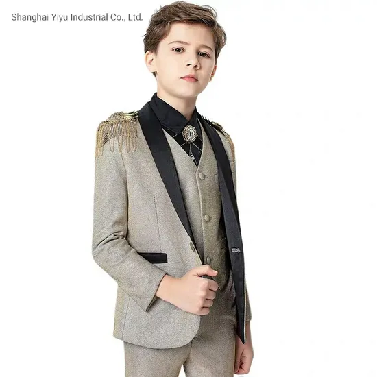 Kids Boy Suits Fashion Plaid Best Pant Baby Suit