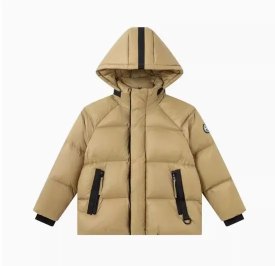Children′s Thickened Down Jacket Zhongda Children 2025 Ski Suit for Kid New Goose Down Children M