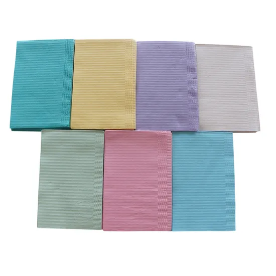 Disposable Nonwoven Bibs for Children, Waterproof Bibs