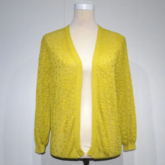 Stylish Women′s Casual Wool Knit Cardigan for All Seasons