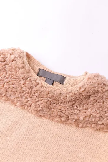 Winter Children′s Knitting Pullover Clothing Kids Girl Long Sleeve Loose Clothes Baby Sweater
