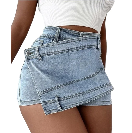 Women′s High Waist Sexy Denim Shorts