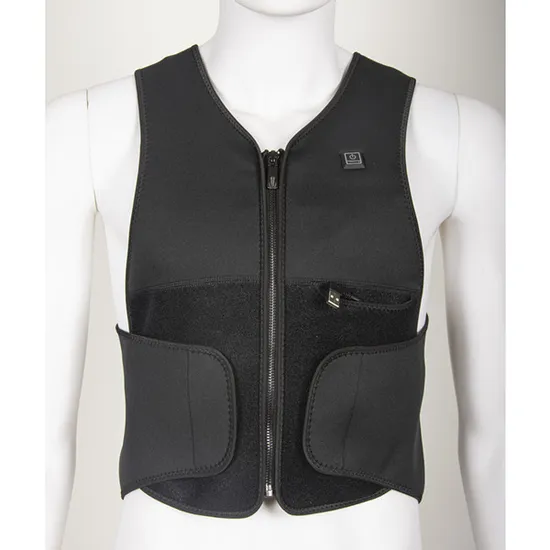 5V Black Heated Vest with Power Bank