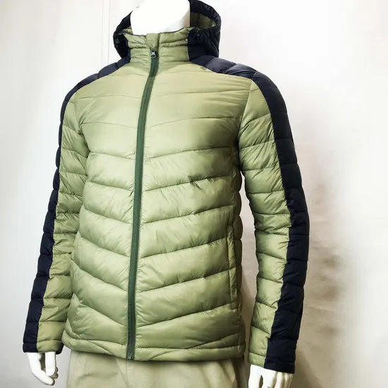 Winter Men′s Nylon Fashion Padding Keep Warm Filling Jacket Fake Down Jacket