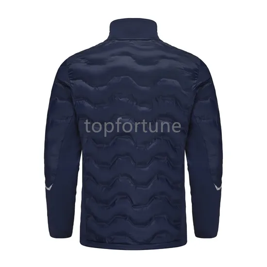Custom Brand Lightweight Hybird Warm Waterproof Quilted Puff Casual Outdoor Men′s Winter Jacket