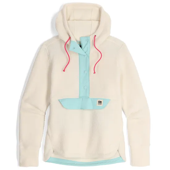 Asiapo China Factory Women′s Winter Stylish Warm Sherpa Fleece Pullover with Hoodie