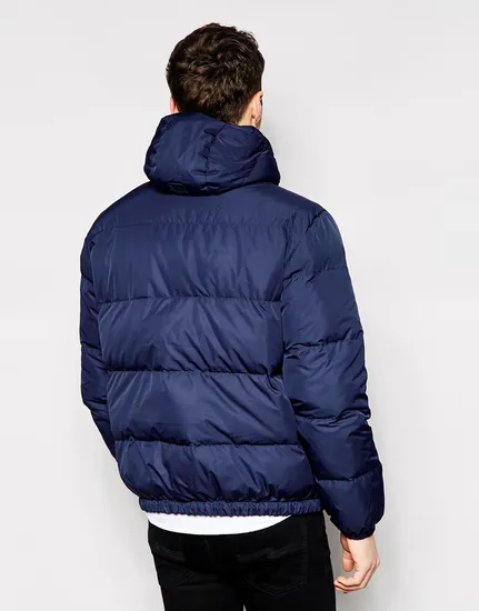 Men′s Casual Padded Quilted Jacket with Hoody