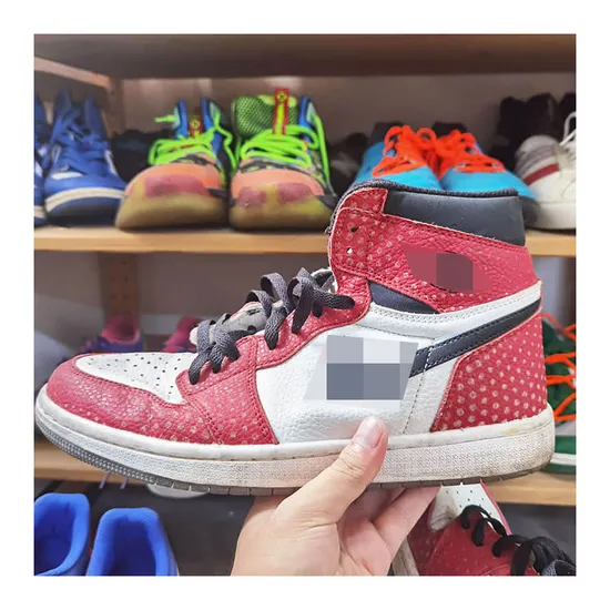 Wholesale Second Hand Brand Sport Shoes Soccer Slippers Used Branded Original Sneakers