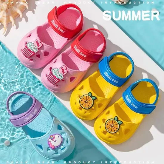 New Design Cheap Clogs EVA Injection Garden Lightweight High Quality Girl′s Children Beach Fashion Kids Clog Shoes