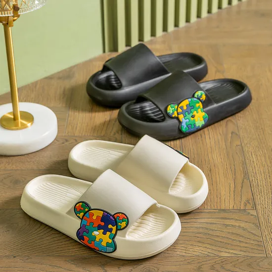 OEM Female Summer EVA Slippers Flat Non-Slip Soft Lady Shoes