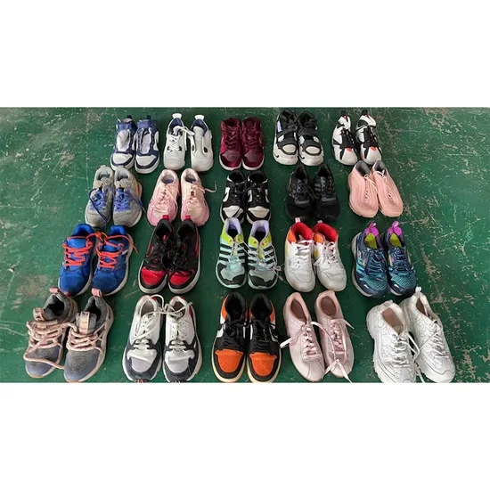 Factory Wholesale Used Sneaker USA Europe Original Second Hand Sport Football International Chinese Cheap Price Used Brand Shoes