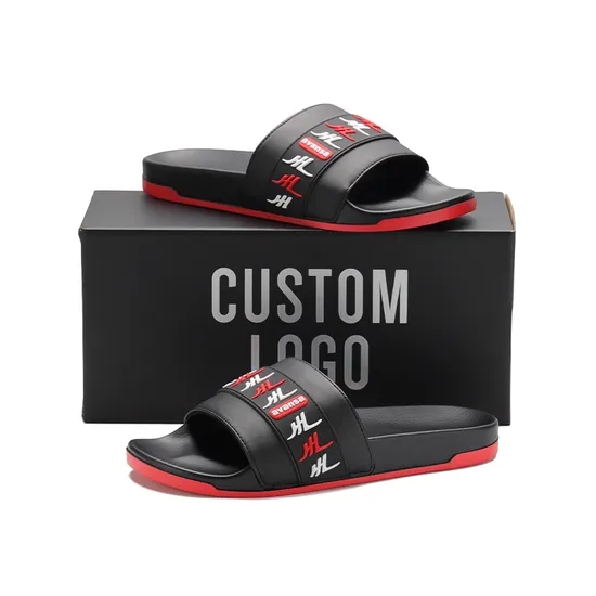 Henghao Wholesale House Slides Slippers Top Quality Designer Men′s Shoes Slipper Slides Unisex Plain Solid Color Slides Slipper