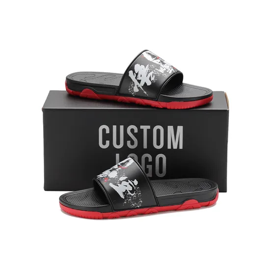 Eco-Friendly Custom Slide Sandals Game Slipper Unique Super Soft Sole Custom Slide Original Leather Slippers for Man