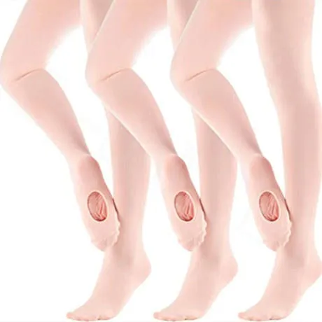 High Quality 60d Soft Ballet Tights Dance Nylon Pantyhose with Hole