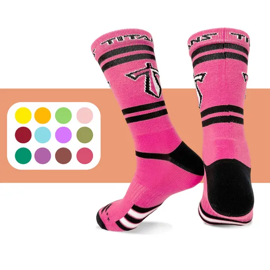 Custom Sock with Packaging More Durable Crew High Running Sports Socks