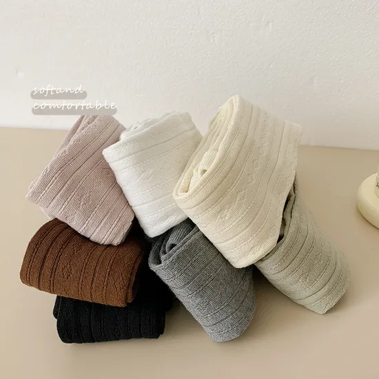 Custom Baby Cotton Breathable Girls Pantyhose Kids Stockings Baby Tights