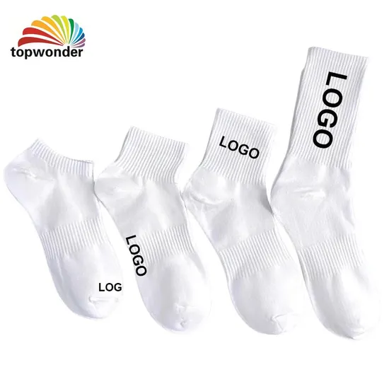 Customize Striped Sport Logo Sock in Various Colors, Sizes and Material