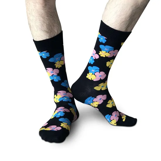 Comfortable Men′s Fashionable Socks Men Cotton Stripe Socks