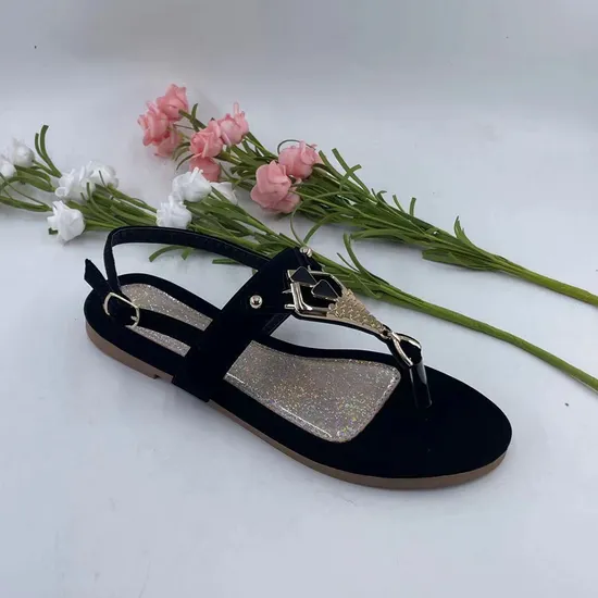 Custom Women Ladies Female New Design Outdoor Cheap Fashion Flat Footwear Shoes Sandals
