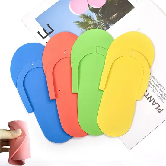 Customized Beauty Salon House Flip-Flops Shoes Hotel Disposable SPA EVA Foam Home Shoe Slippers