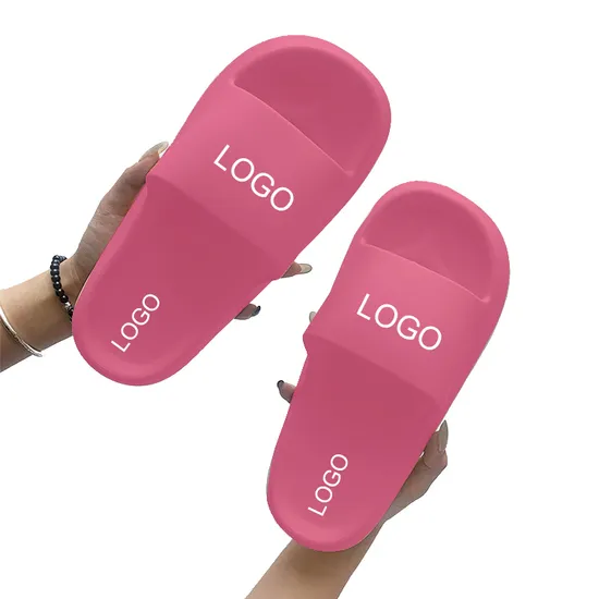 Custom Logo Thick Bottom Slippers EVA Indoor Outdoor Bathroom Beach Slides Slippers