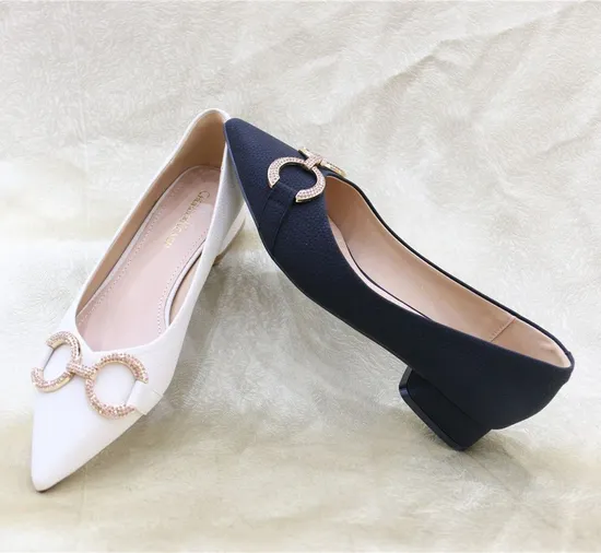 Comfort Low Heel Court Design Party Dress Work Office Women Shoe