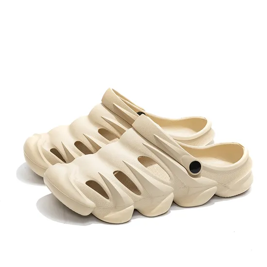 Jisunsee New EVA Sports Sandals Portable Air Hole Beach Casual Shoes for All Seasons-Summer Spring Winter Autumn for Walking