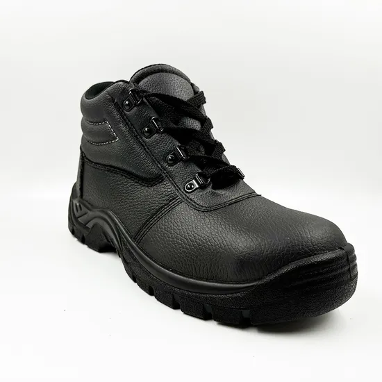 Men′s Waterproof Steel Toe Work Shoes with Slip Resistance
