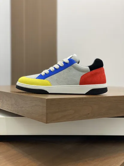 Blue Yellow Gray and Red in One Brand Copy Replica Fashion Luxury Cacual Shoes