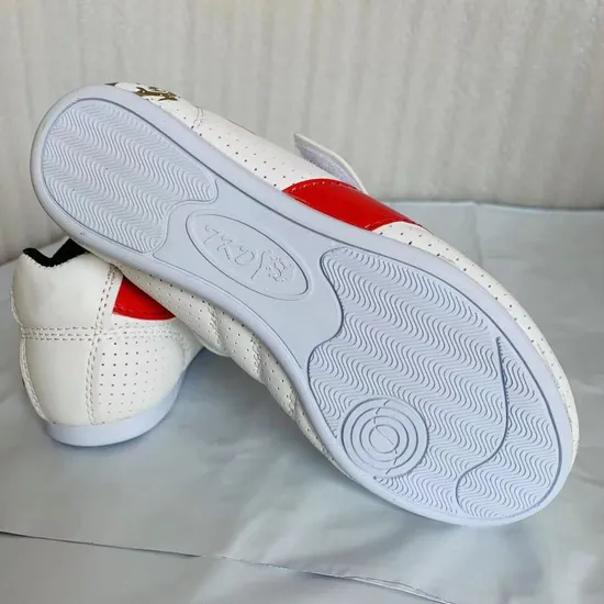 High Quality Custom Logo PU Kungfu Martial Arts Karate Taekwondo Sports Shoes