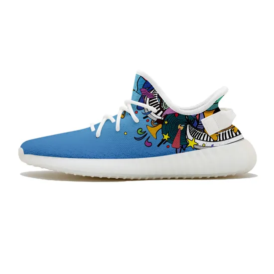 Musical Cool Custom Popular Dropshipping Hot-Sale Durable Fashion Unique 350V2 Shoes