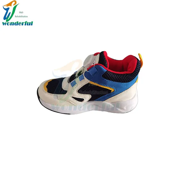 Orthopedic Blue Breathable Non-Slip Orthopedic Shoes for Children