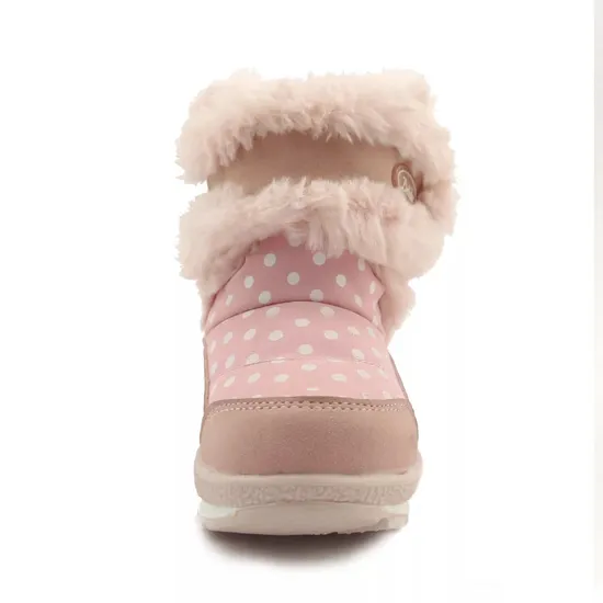 Waterproof Winter Snow Boots for Kids with Fur Lining