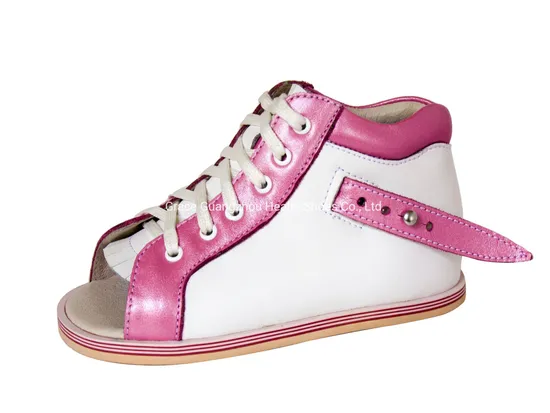 Kids Orthopedic Denis Brown Shoes with Straight Last for Baby with Clubfoot